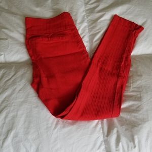 Size S NY&CO red skinny pants